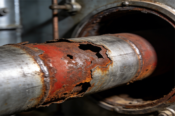 锅炉水溶解氧超标会导致管道锈蚀